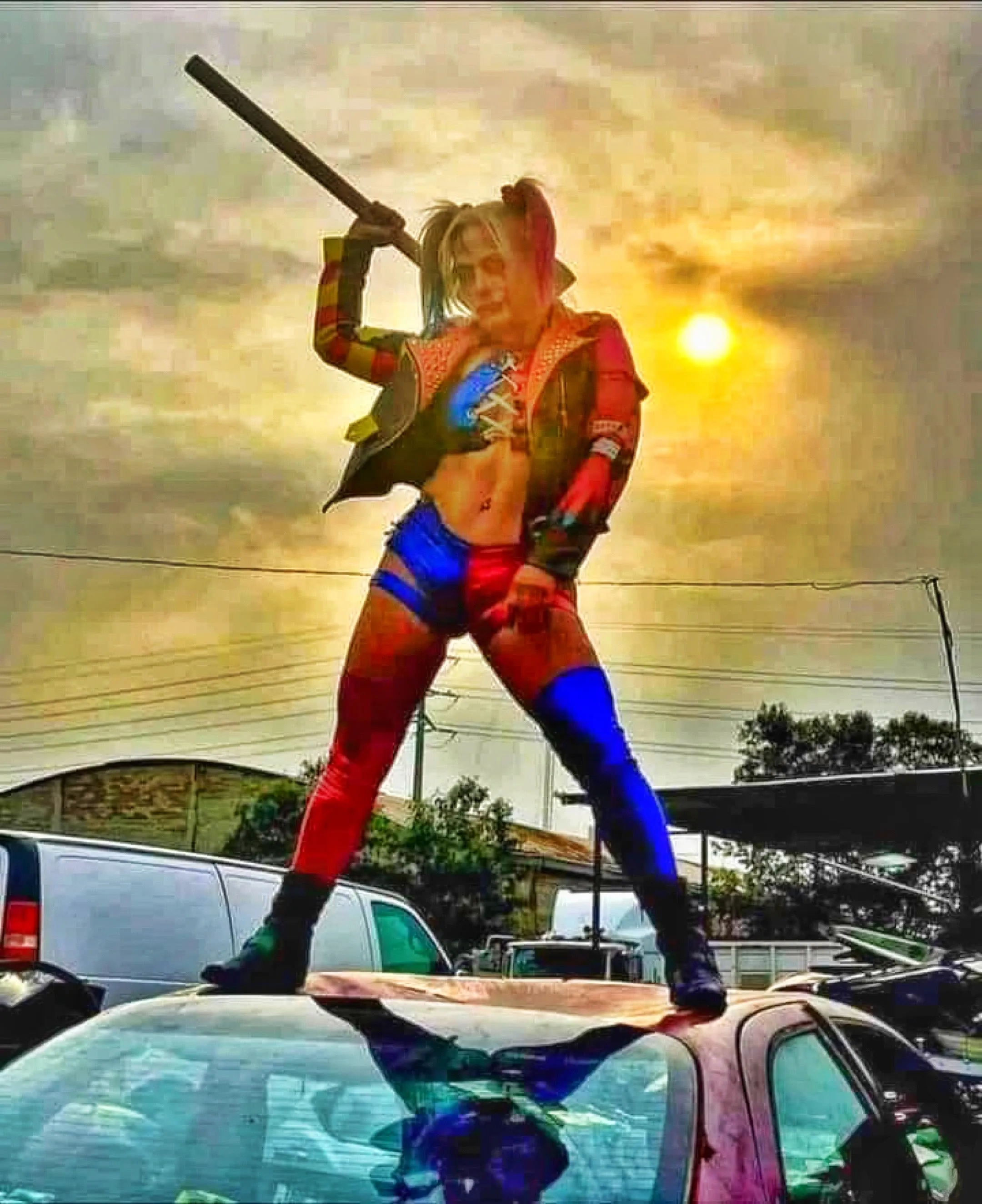 Estrellita "HARLEY QUINN" 9 piece match worn gear.