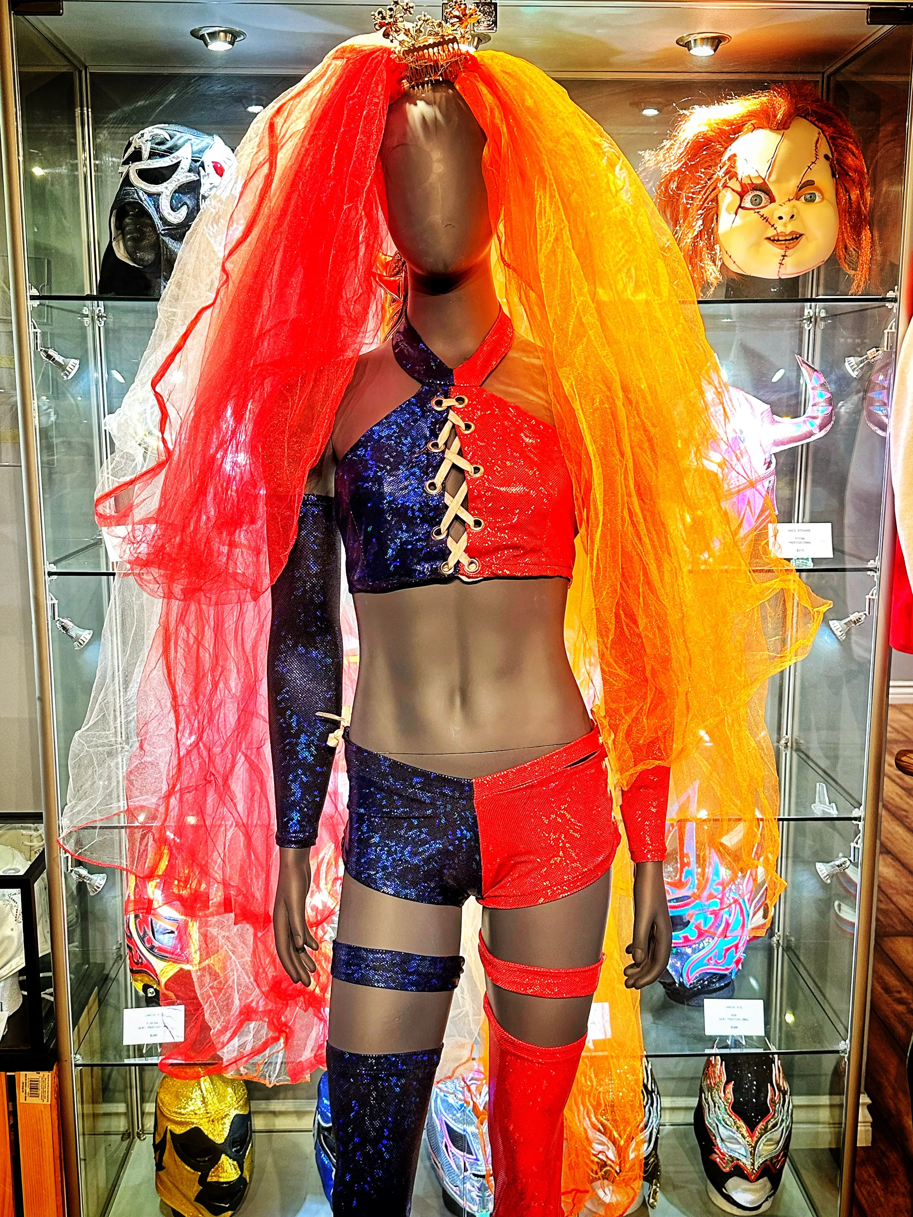 Estrellita "HARLEY QUINN" 9 piece match worn gear.