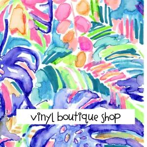 Exotic Garden Lilly Inspired Printed Patterned Craft Vinyl