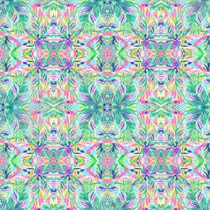 Exotic Garden Lilly Inspired Small Scale Vinyl Sheet