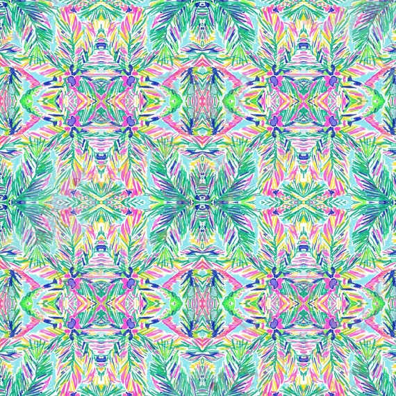 Exotic Garden Lilly Inspired Small Scale Vinyl Sheet