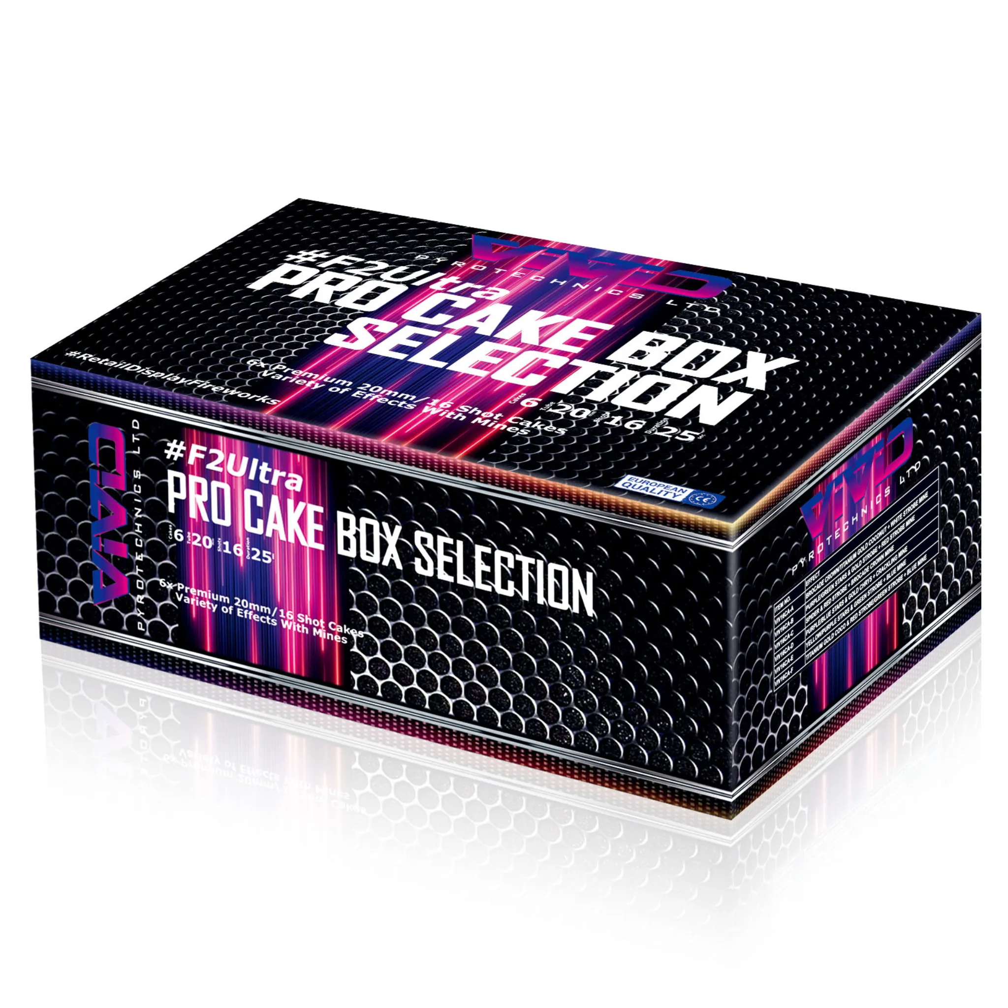 F2 Ultra Pro Cake Selection
