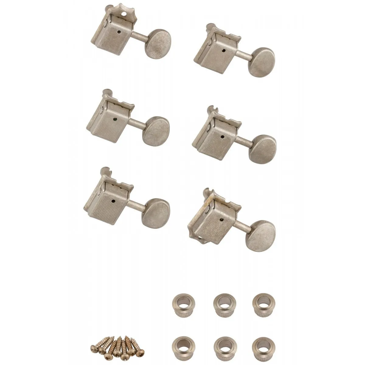 Fender Parts Road Worn Guitar Machine Heads  Nickel 0997201000