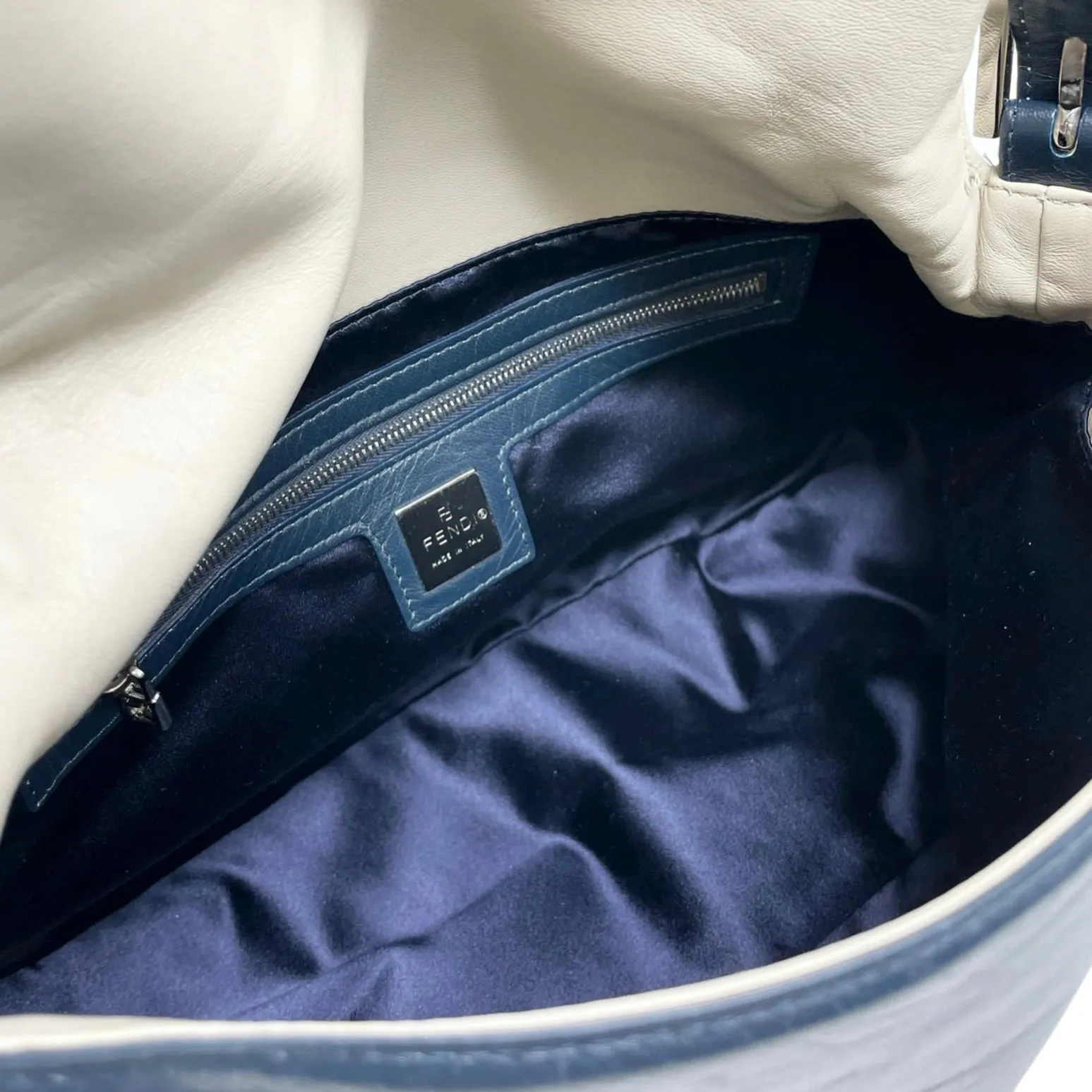 Fendi Two Tone Baguette Bag