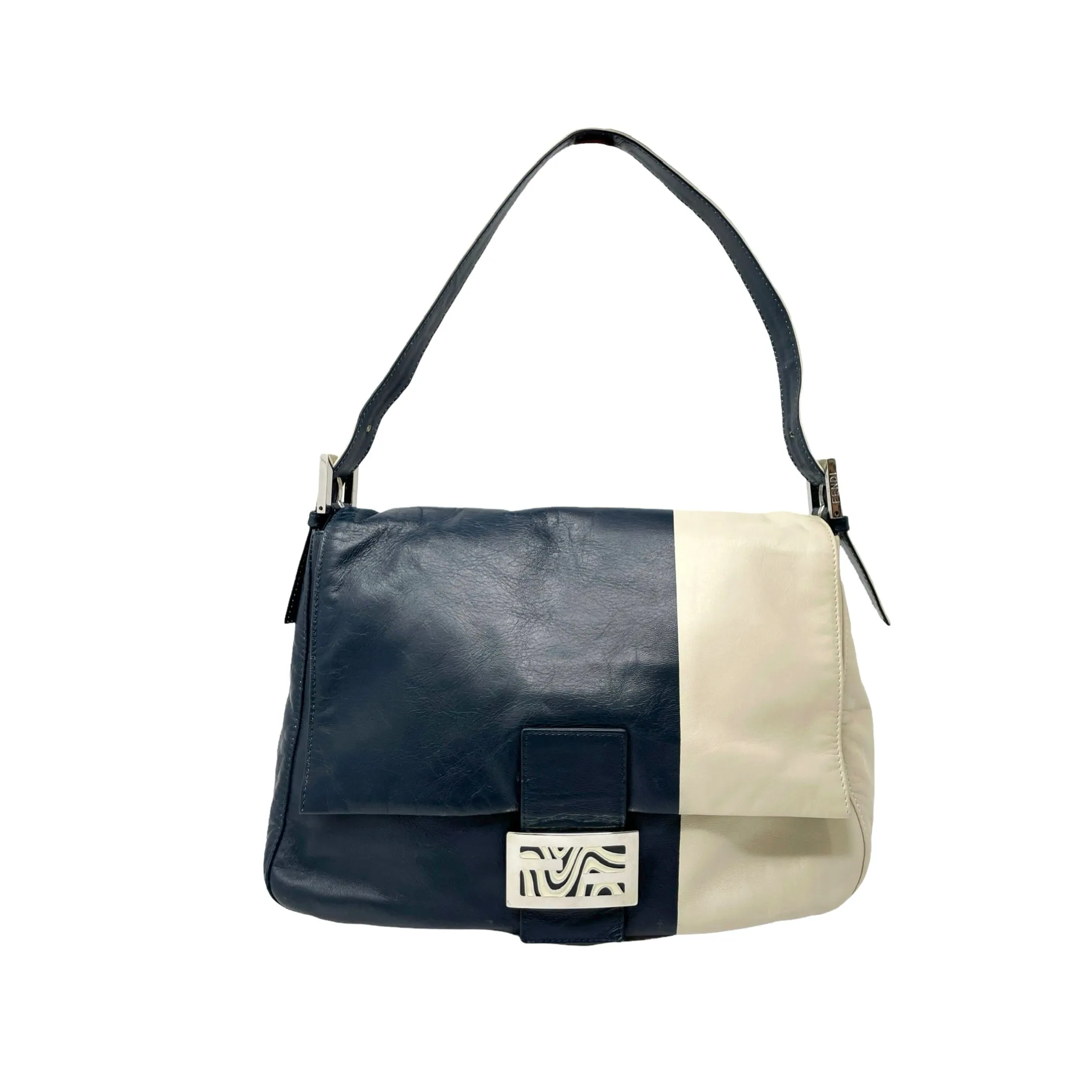 Fendi Two Tone Baguette Bag