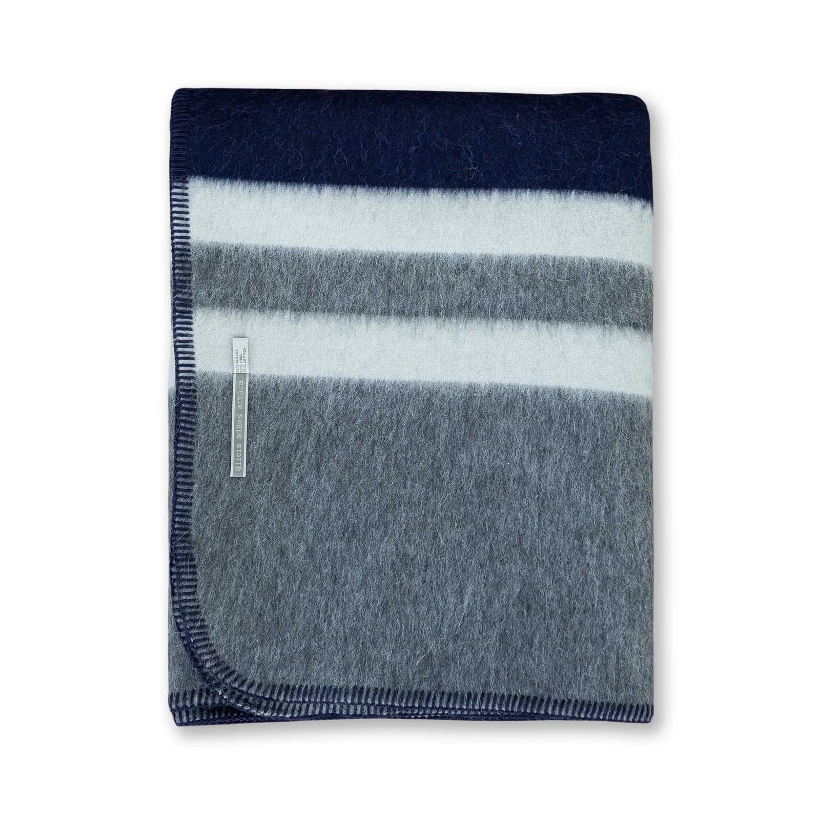 Field Blanket - Navy/Dark Grey/Ivory