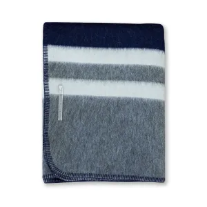 Field Blanket - Navy/Dark Grey/Ivory