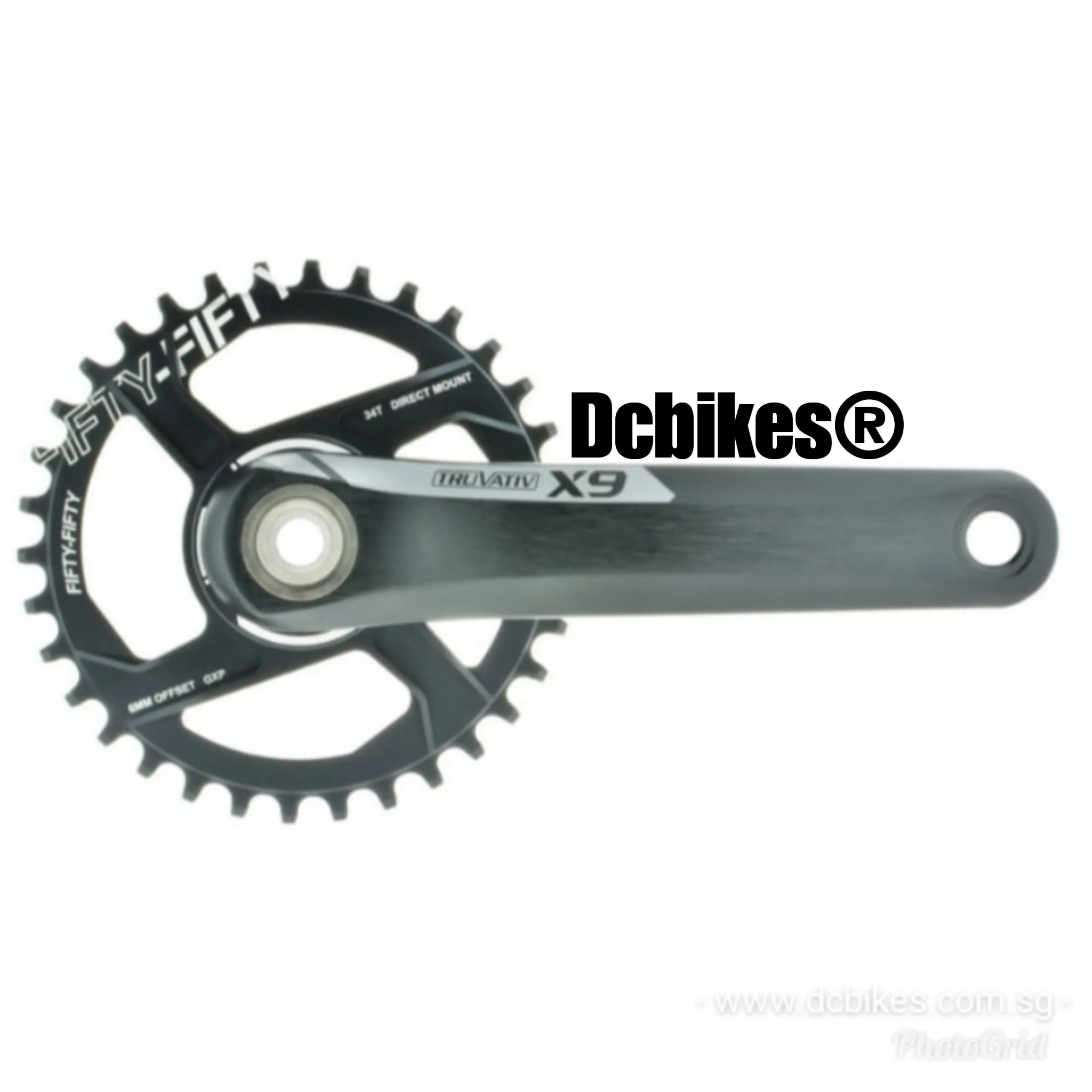 Fifty-Fifty X Sram DUB GXP Direct Mount Narrow Wide Guide Chain Rings 6mm Offset