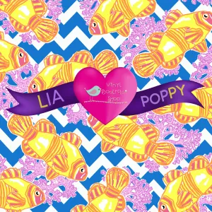 Fish Lia Poppy Vinyl Sheet LPY-147