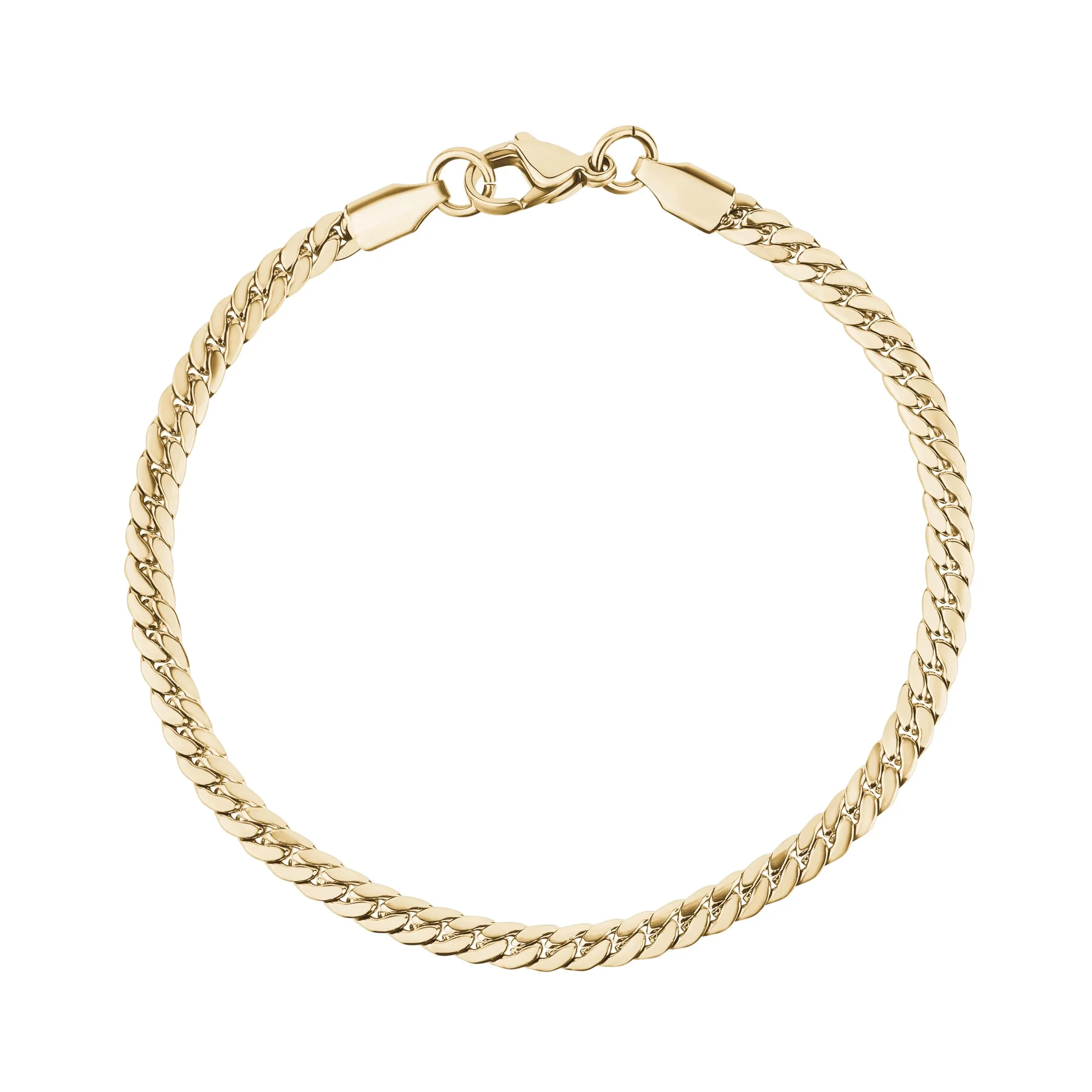 Flat Miami Cuban Link Bracelet