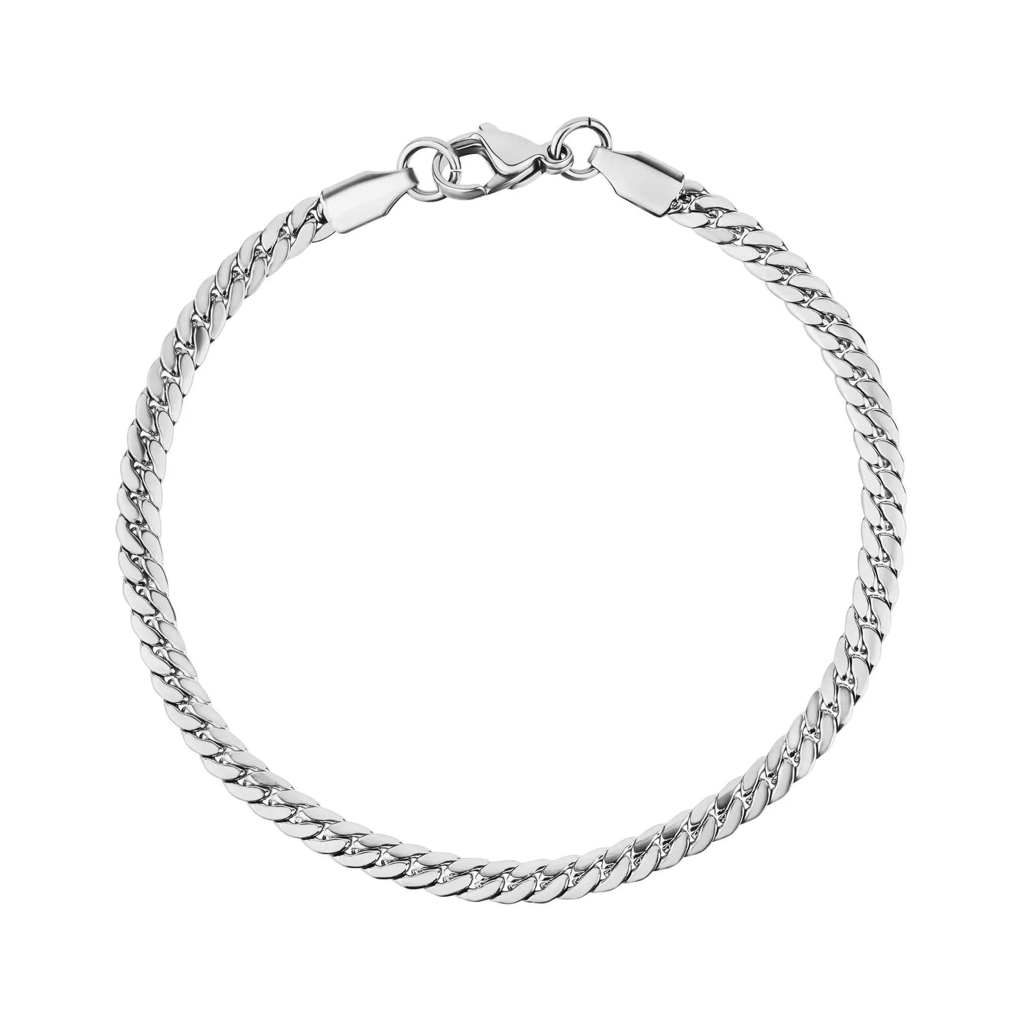 Flat Miami Cuban Link Bracelet