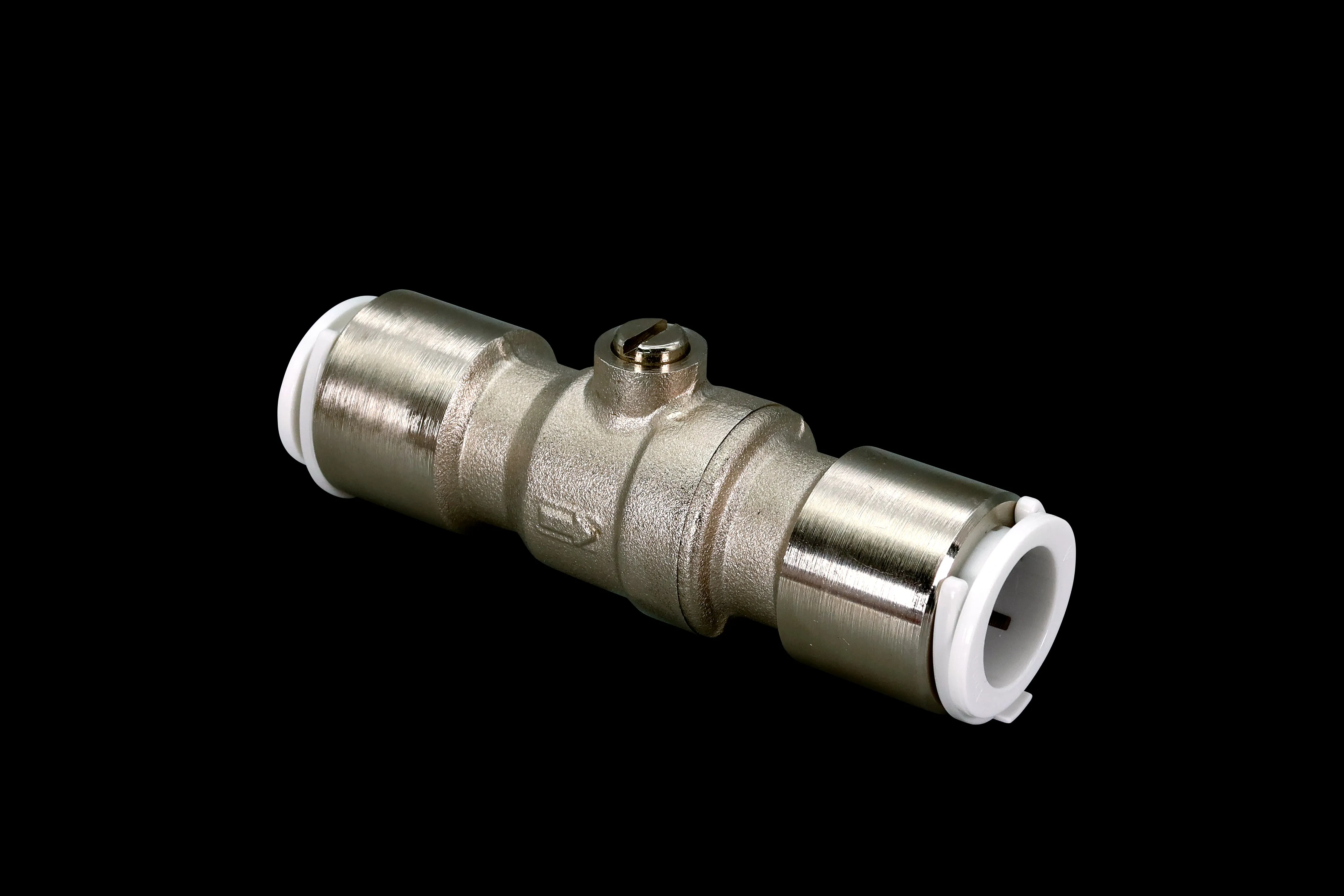 FloPlast FloFit  15mm Chrome Isolating Valve