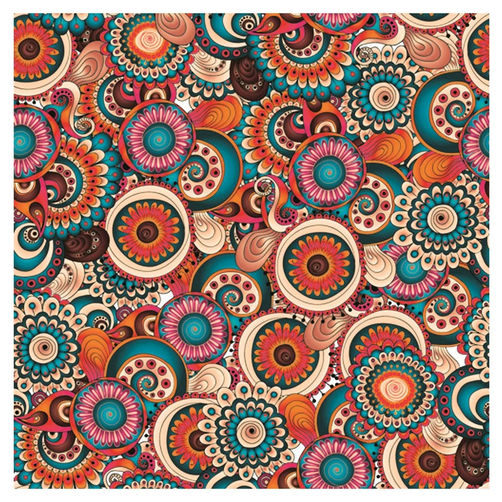 Floral Decoupage Textures Adhesive Vinyl Sheet