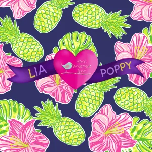 Flower Lia Poppy Vinyl Sheet LPY-132