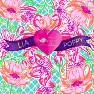 Flower Lia Poppy Vinyl Sheet LPY-90