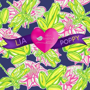 Frog Lia Poppy Vinyl Sheet LPY-81