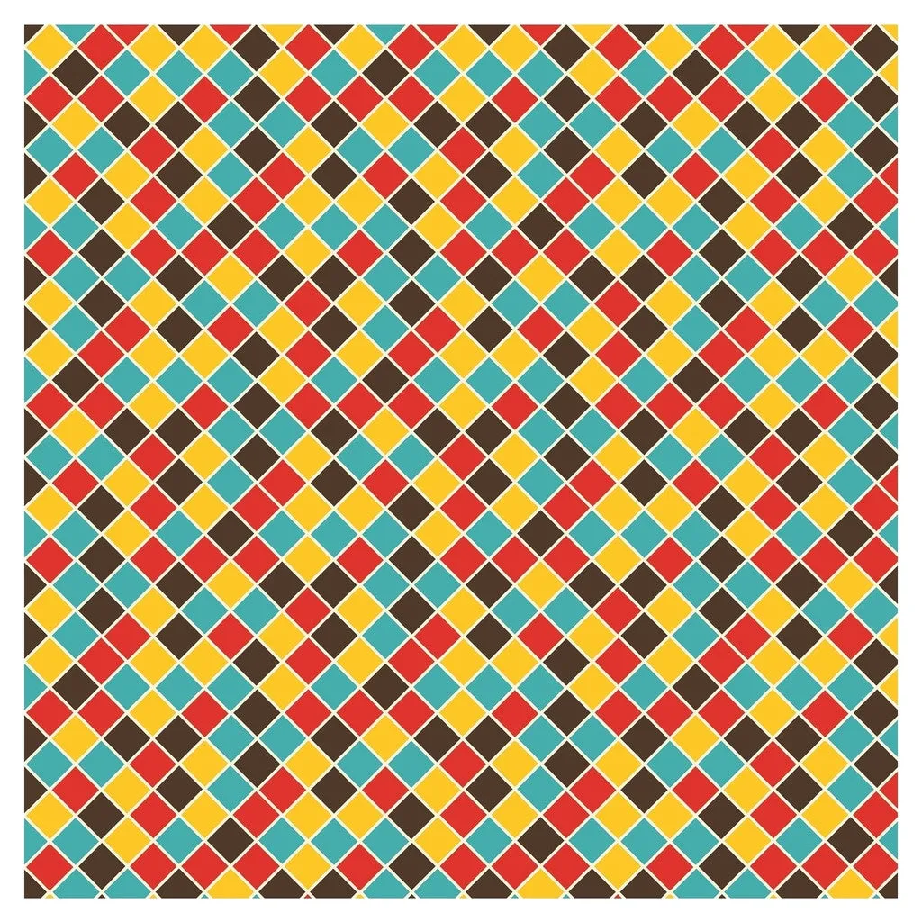 Geometric Buttercup and Ocean Heat Transfer Vinyl Sheet