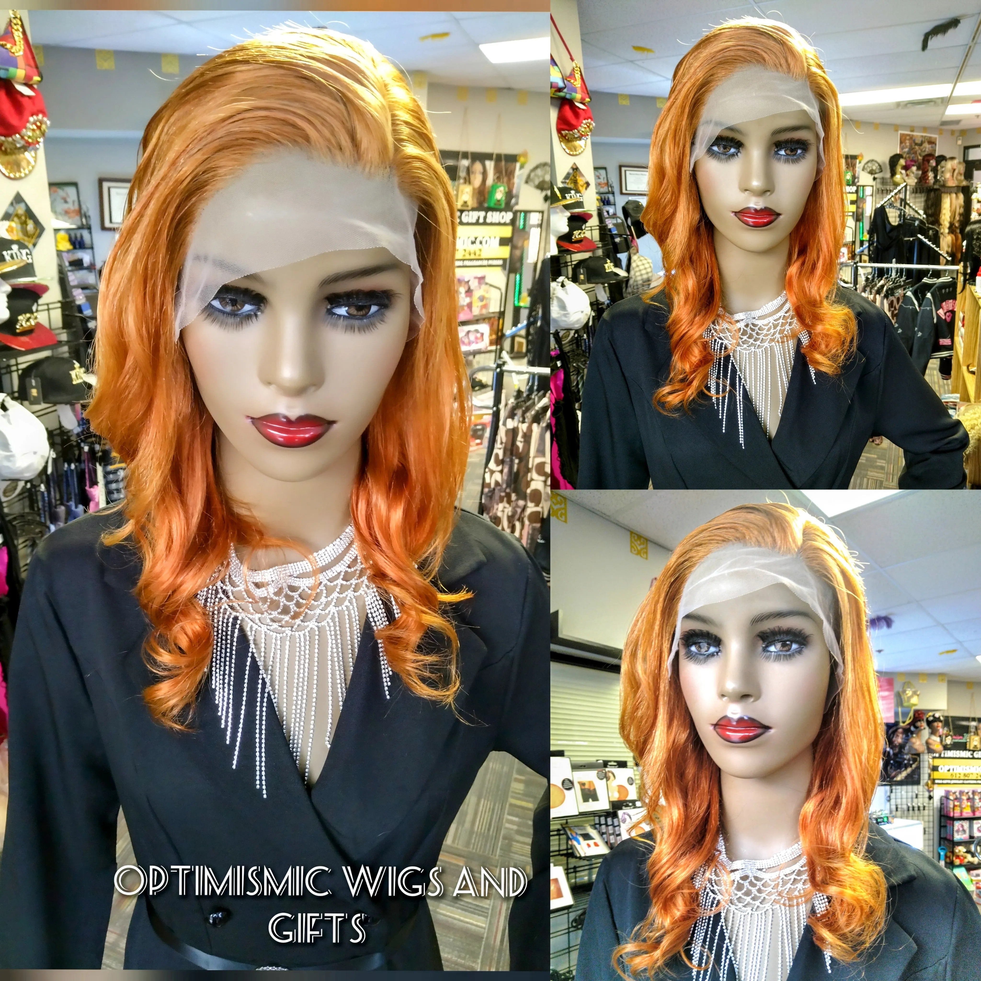 Ginger 350 13x6 HD Lace 22inch 180 Density Human Hair Wig $195 Optimismic Wigs and Gifts St Paul MN