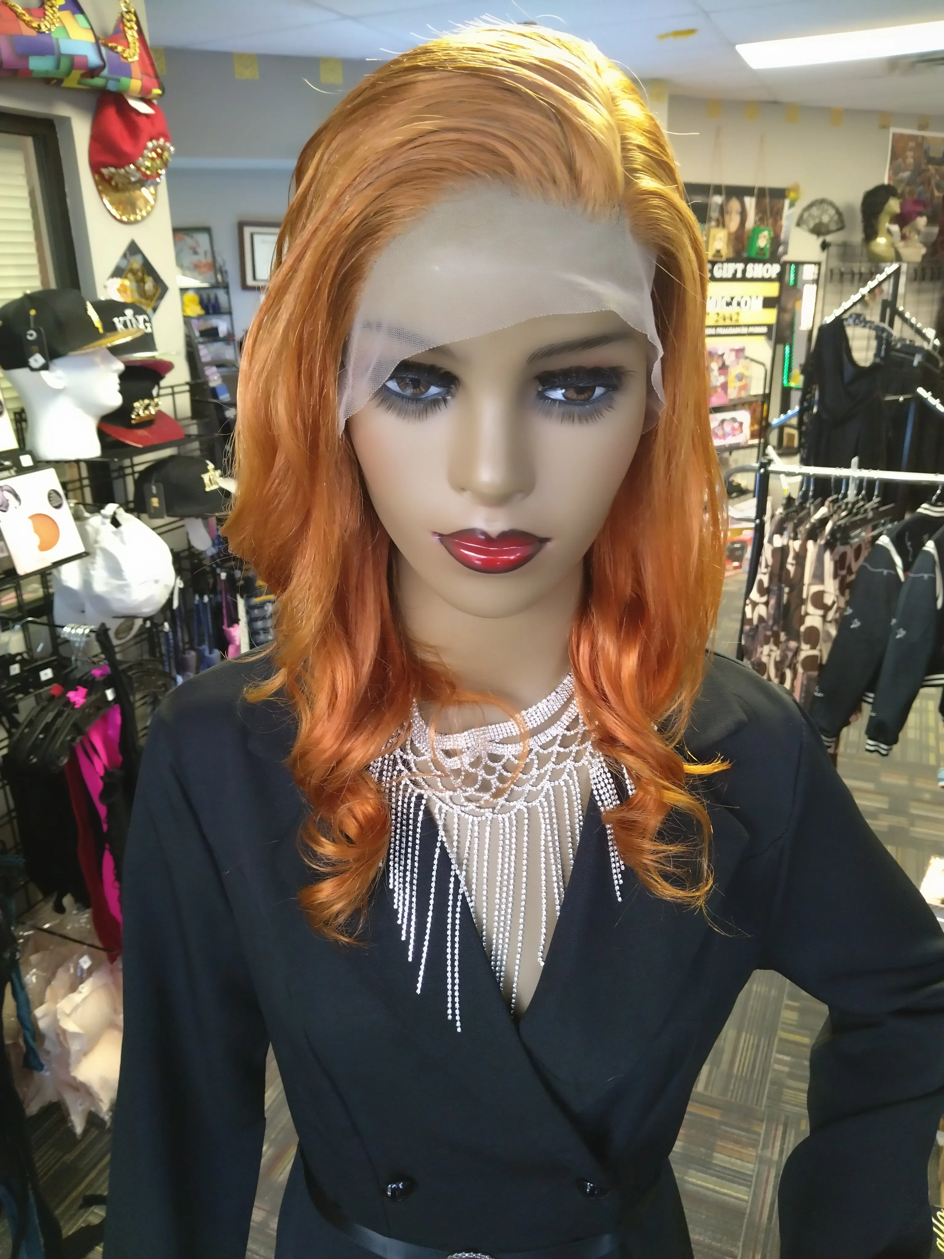 Ginger 350 13x6 HD Lace 22inch 180 Density Human Hair Wig $195 Optimismic Wigs and Gifts St Paul MN