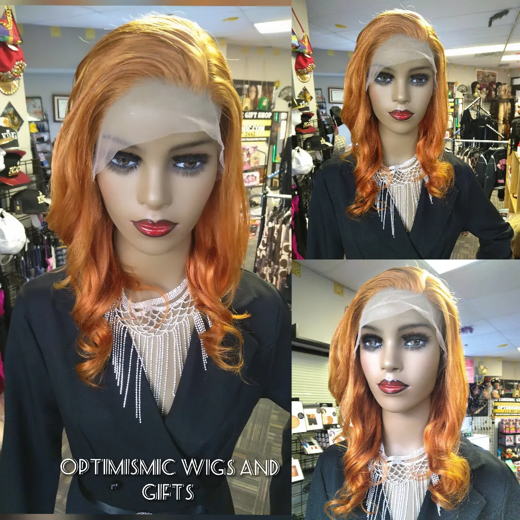Ginger 350 13x6 HD Lace 22inch 180 Density Human Hair Wig $195 Optimismic Wigs and Gifts St Paul MN