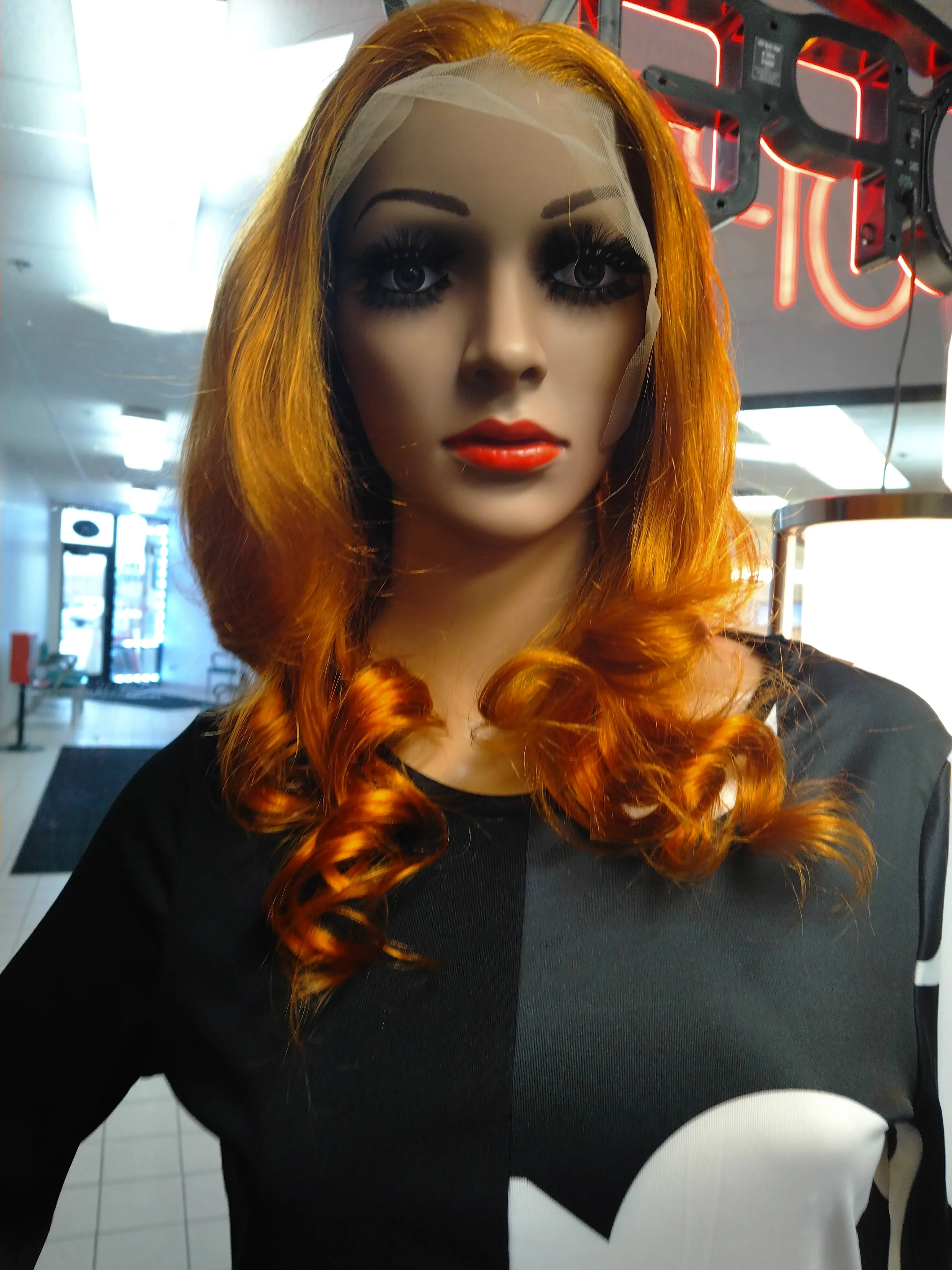 Ginger 350 13x6 HD Lace 22inch 180 Density Human Hair Wig $195 Optimismic Wigs and Gifts St Paul MN