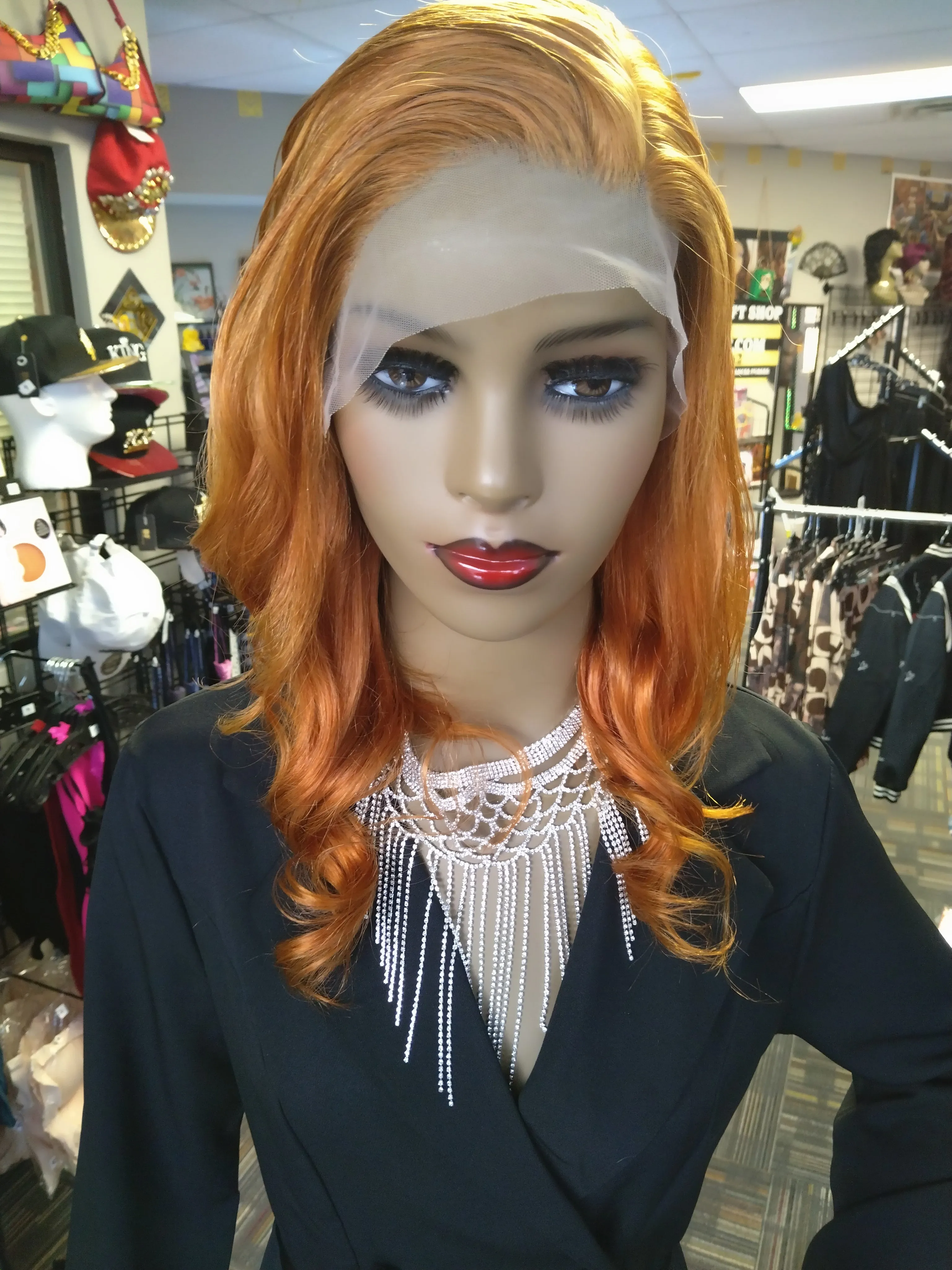 Ginger 350 13x6 HD Lace 22inch 180 Density Human Hair Wig $195 Optimismic Wigs and Gifts St Paul MN