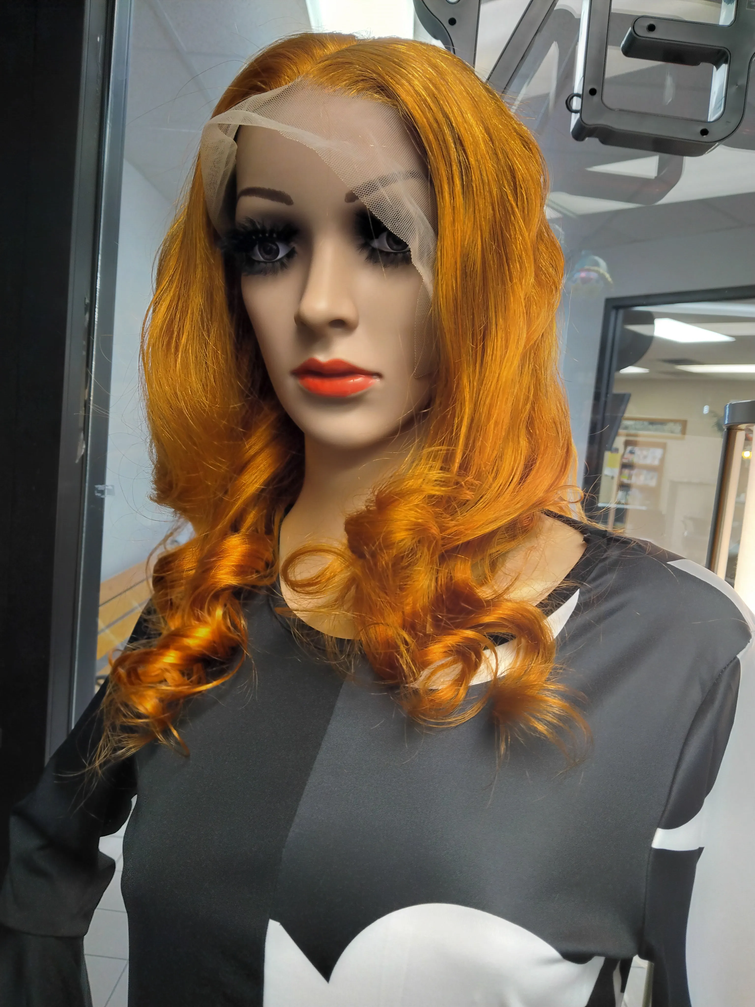 Ginger 350 13x6 HD Lace 22inch 180 Density Human Hair Wig $195 Optimismic Wigs and Gifts St Paul MN
