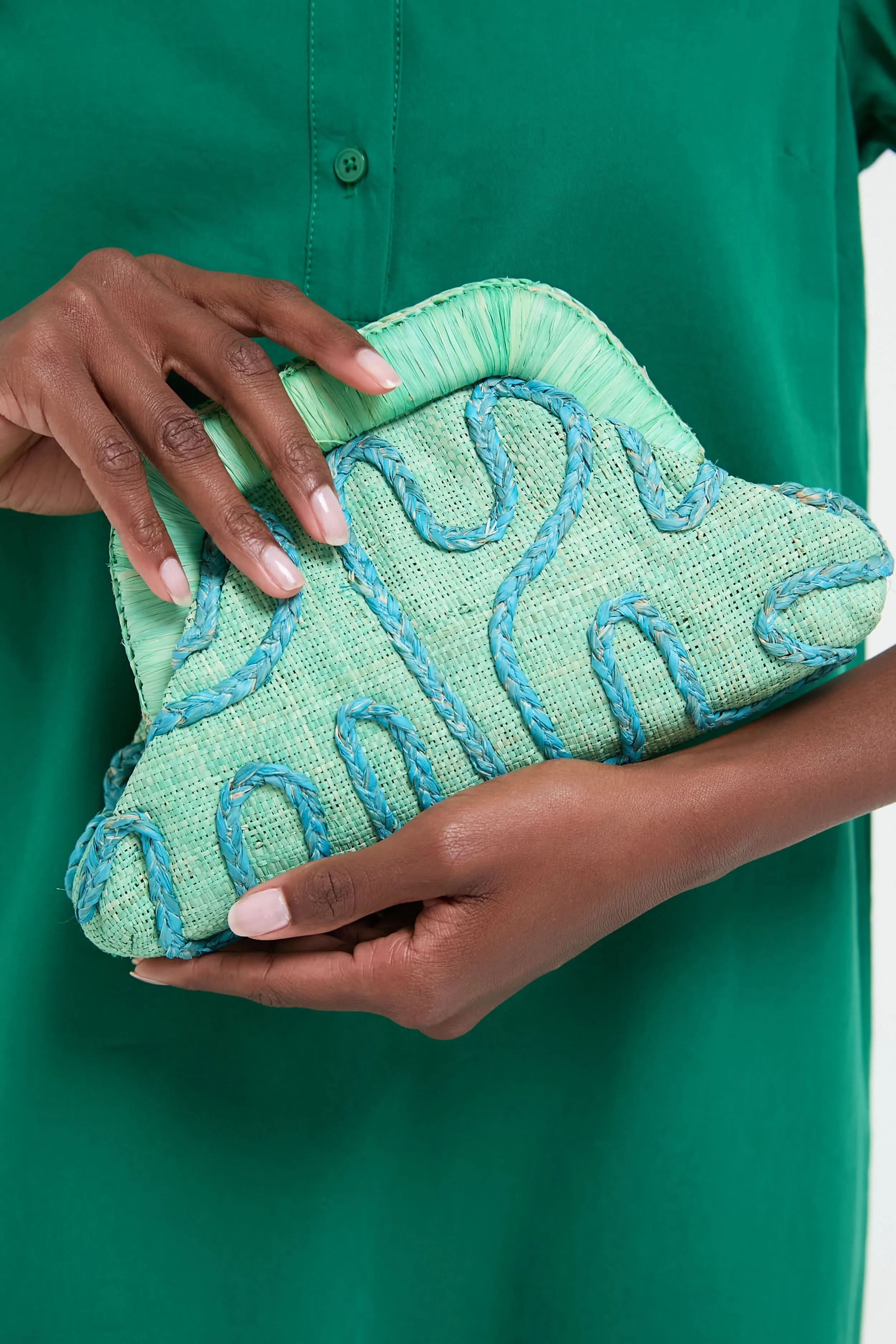 Green Noemi Clutch