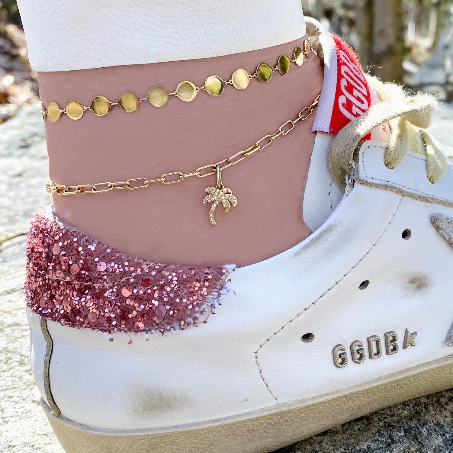 Gypsy Disc Link Anklet