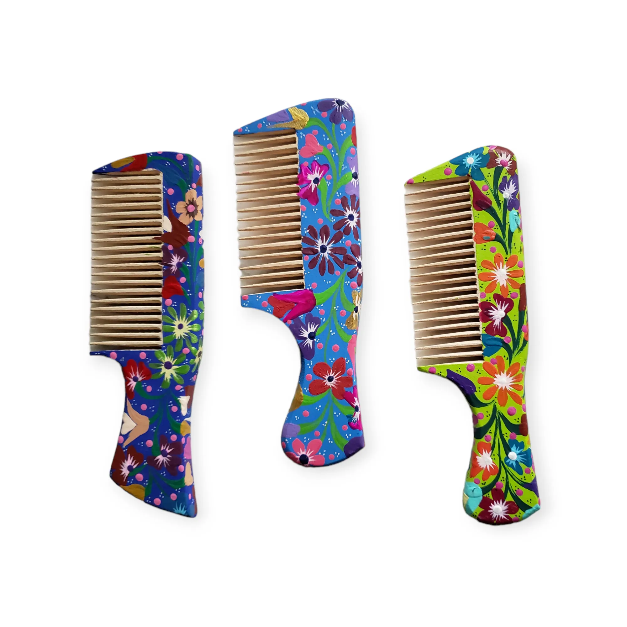 Hand-painted Wooden Mexican Comb