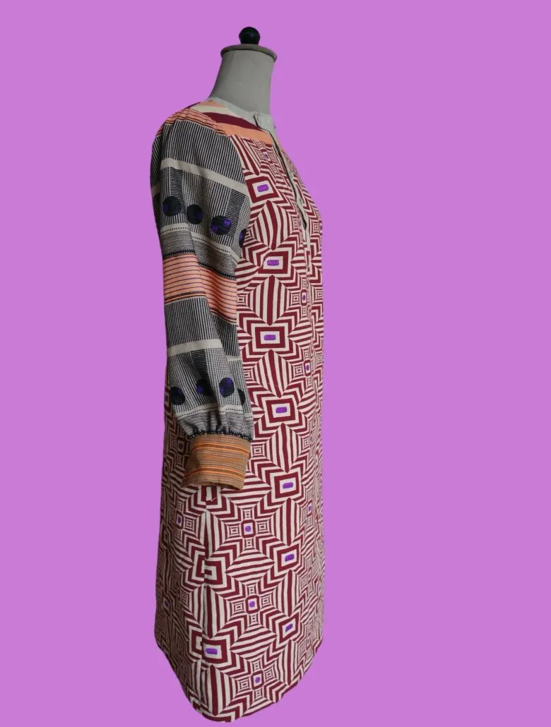 Hand Woven Organic Cotton Shirt Dress