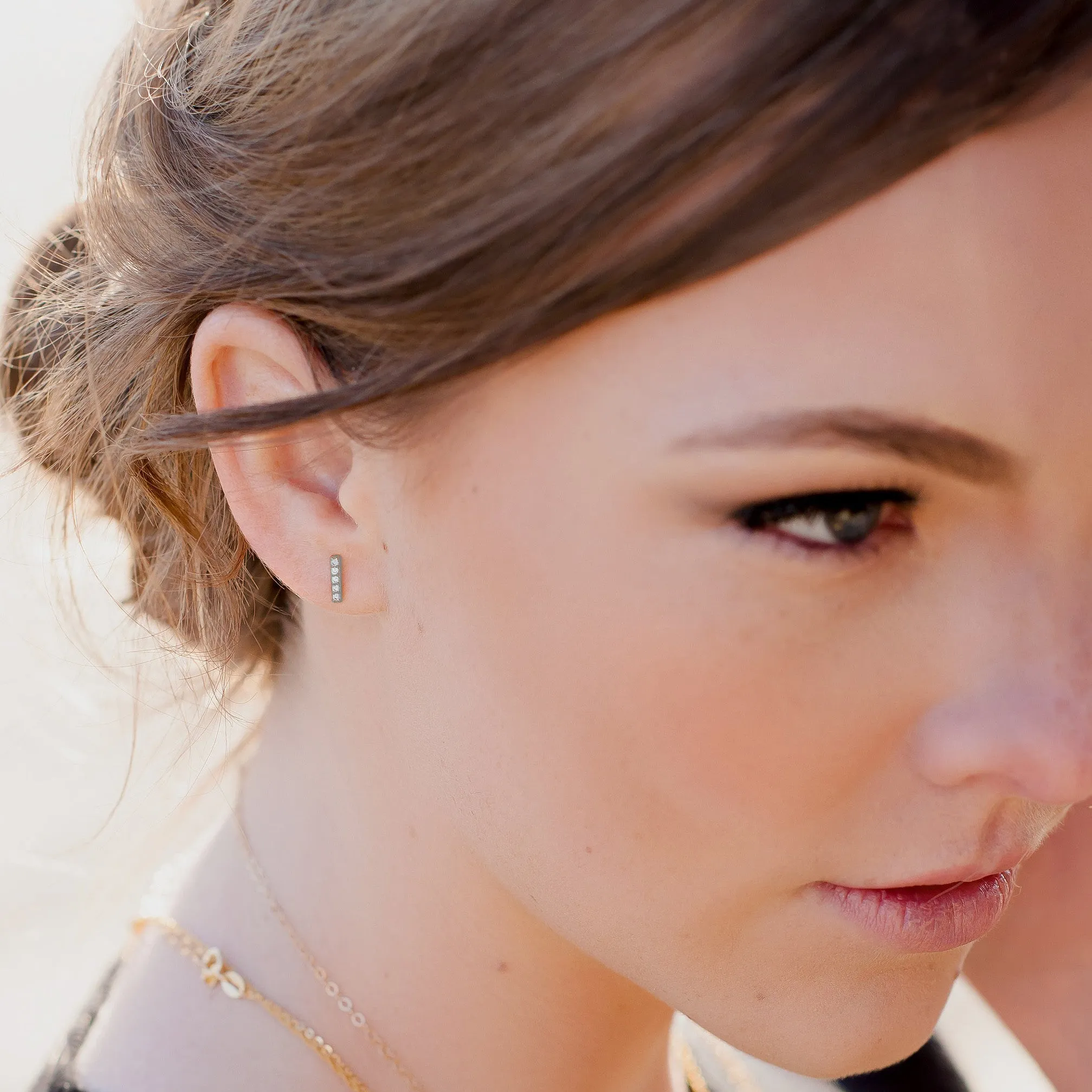 Hawthorne Studs Silver