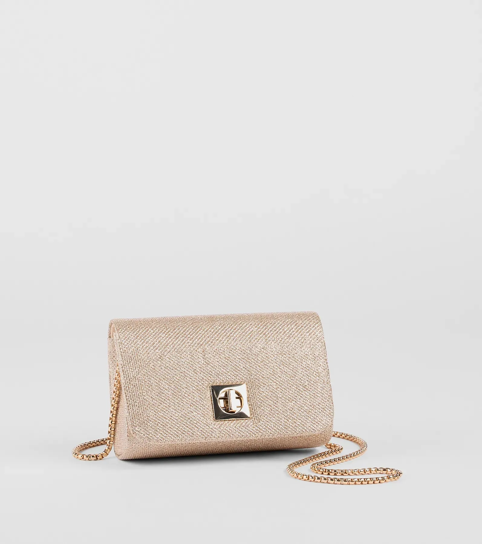 Here For The Party Metallic Crossbody Clutch