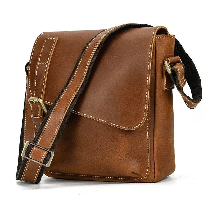 High Quality Luxury Leather Men’s Crossbody Bag