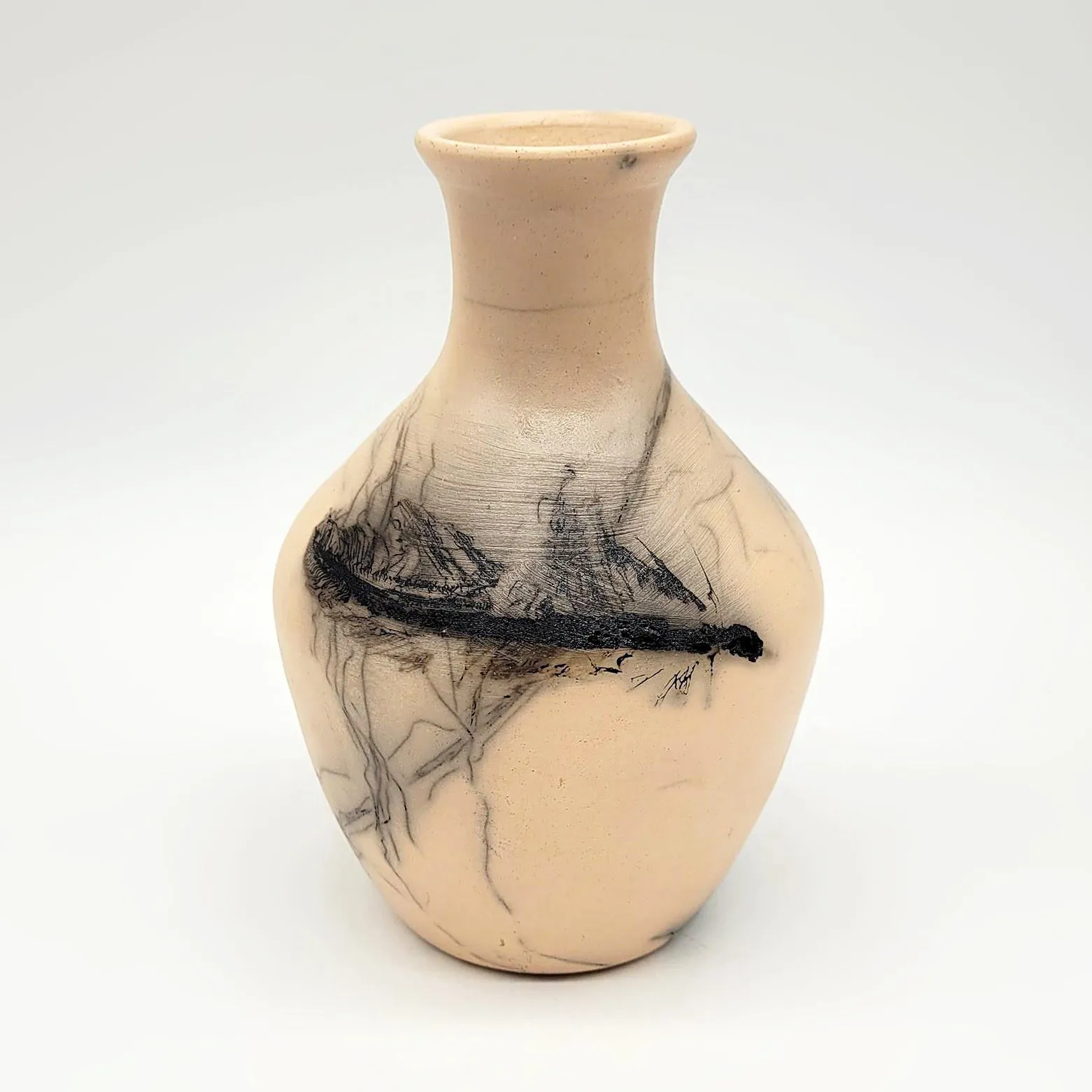 Horsehair Narrow Neck Vase