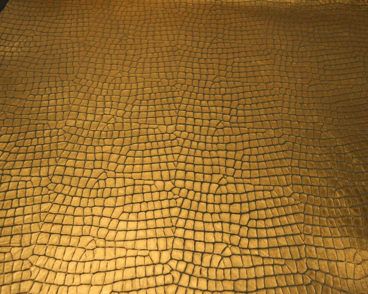 Italian Crocodile Print on Goat