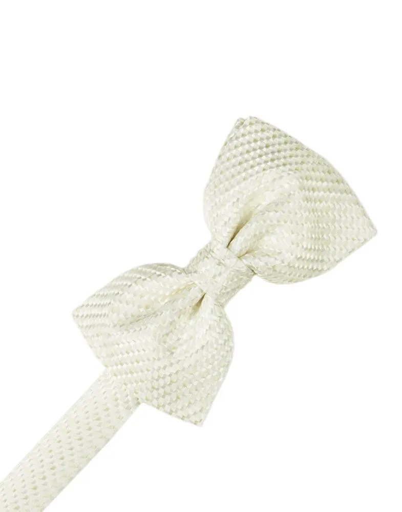 Ivory Venetian Kids Bow Tie