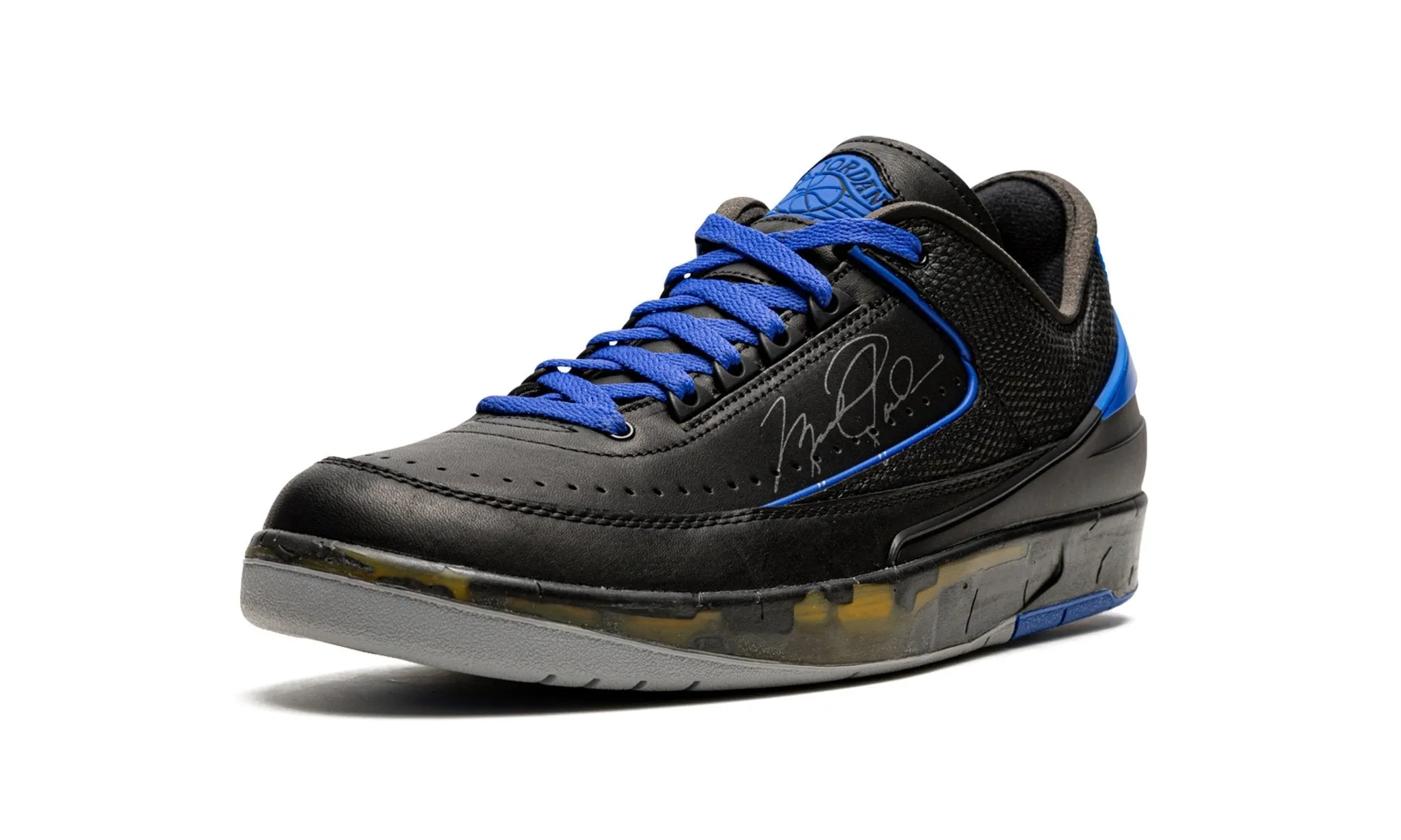 Jordan 2 Retro X Off-White "Black Blue" (Worn Once)