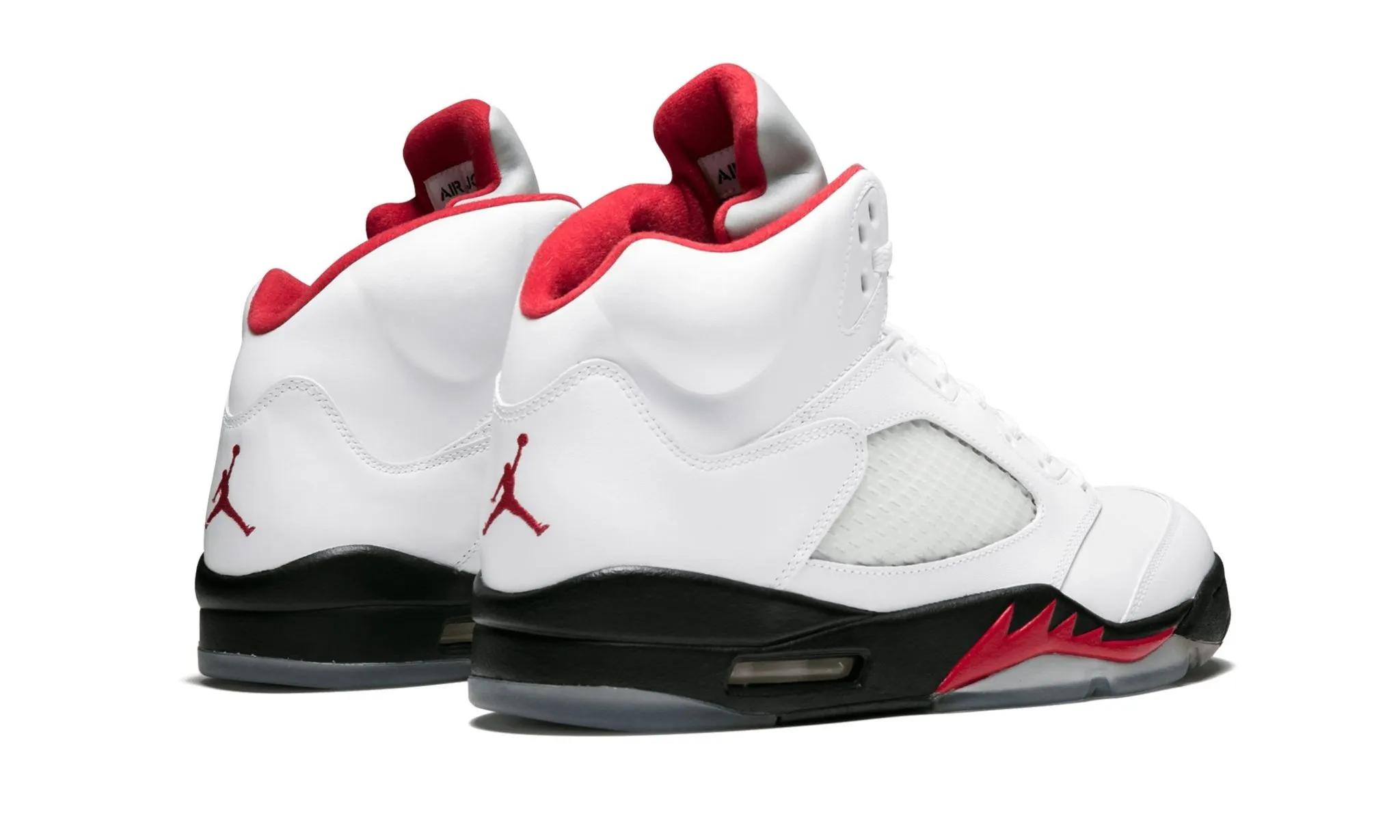 Jordan 5 Retro "Fire Red Silver Tongue" (Worn)