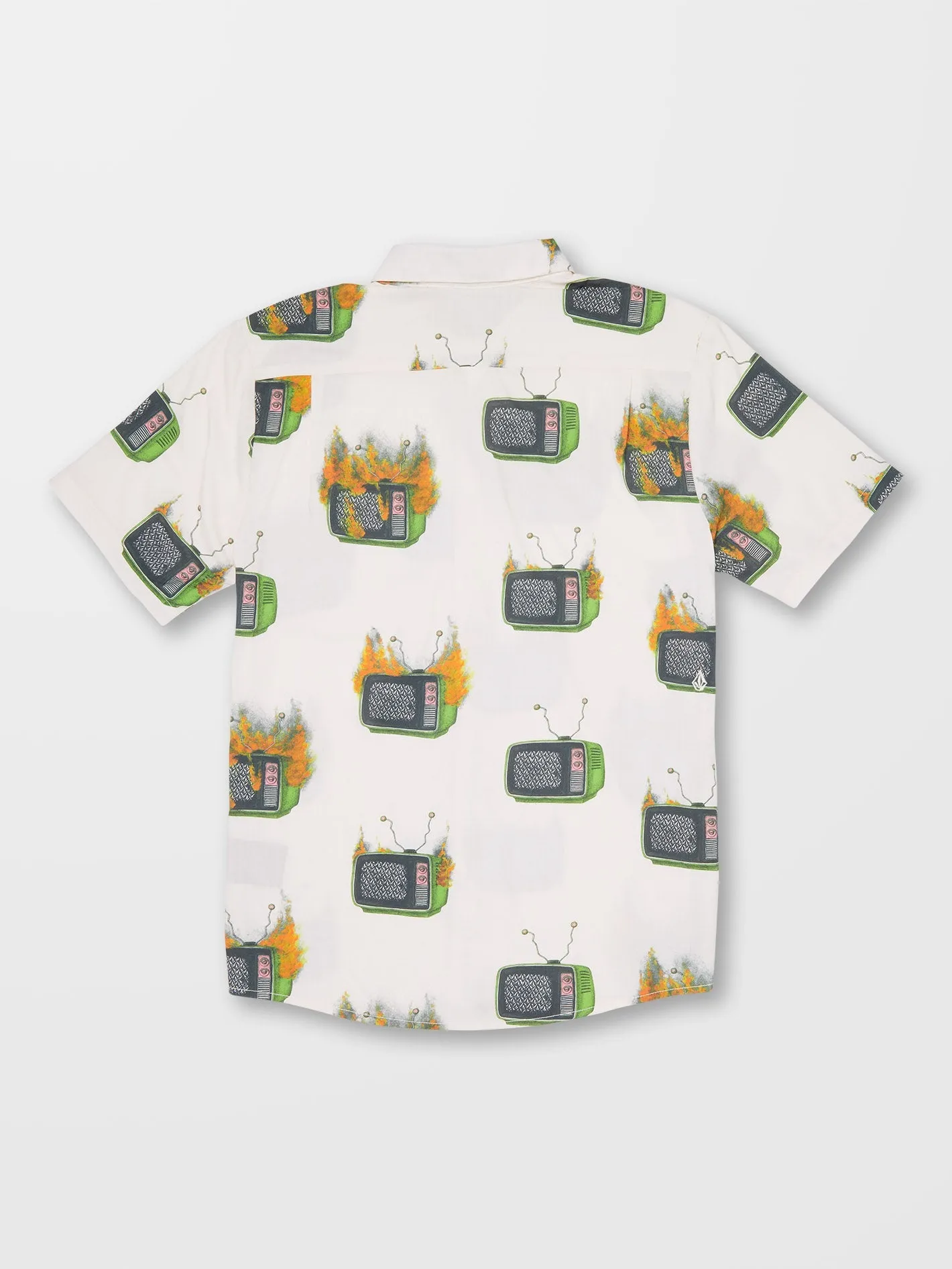 Justin Hager Woven Shirt - WHITECAP GREY