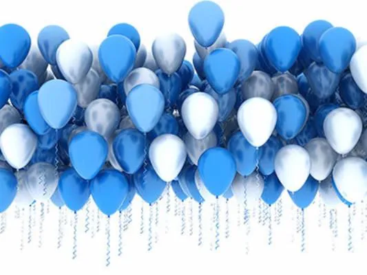Kate Blue Balloon Photo Backdrops For Children Birthday Party Holiday