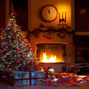 Kate Christmas Tree Decotations Gift Box Photo Background for X-mas