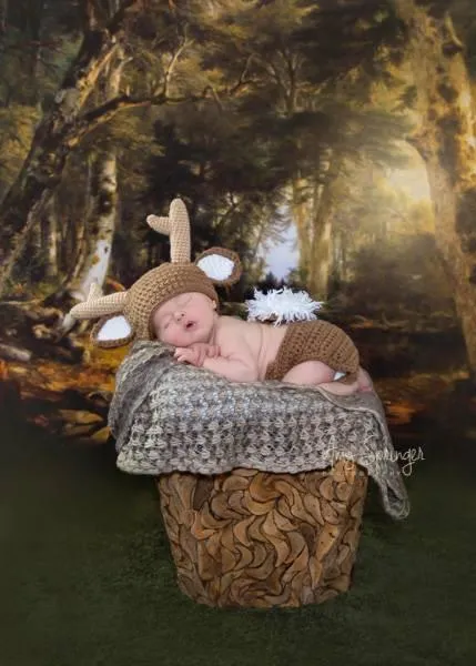 Kate Retro Forest Photography Backdrops for Children Photo