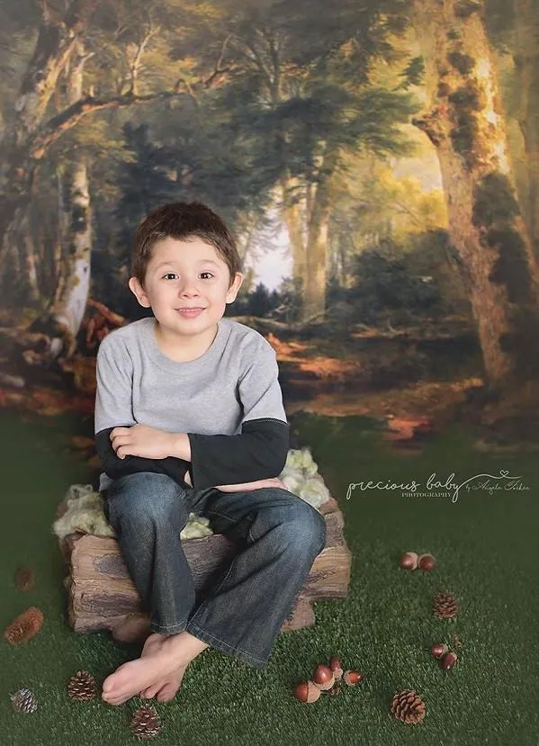 Kate Retro Forest Photography Backdrops for Children Photo