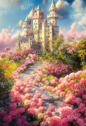 Kate Spring Garden Castle Backdrop Designed by Chain Photography