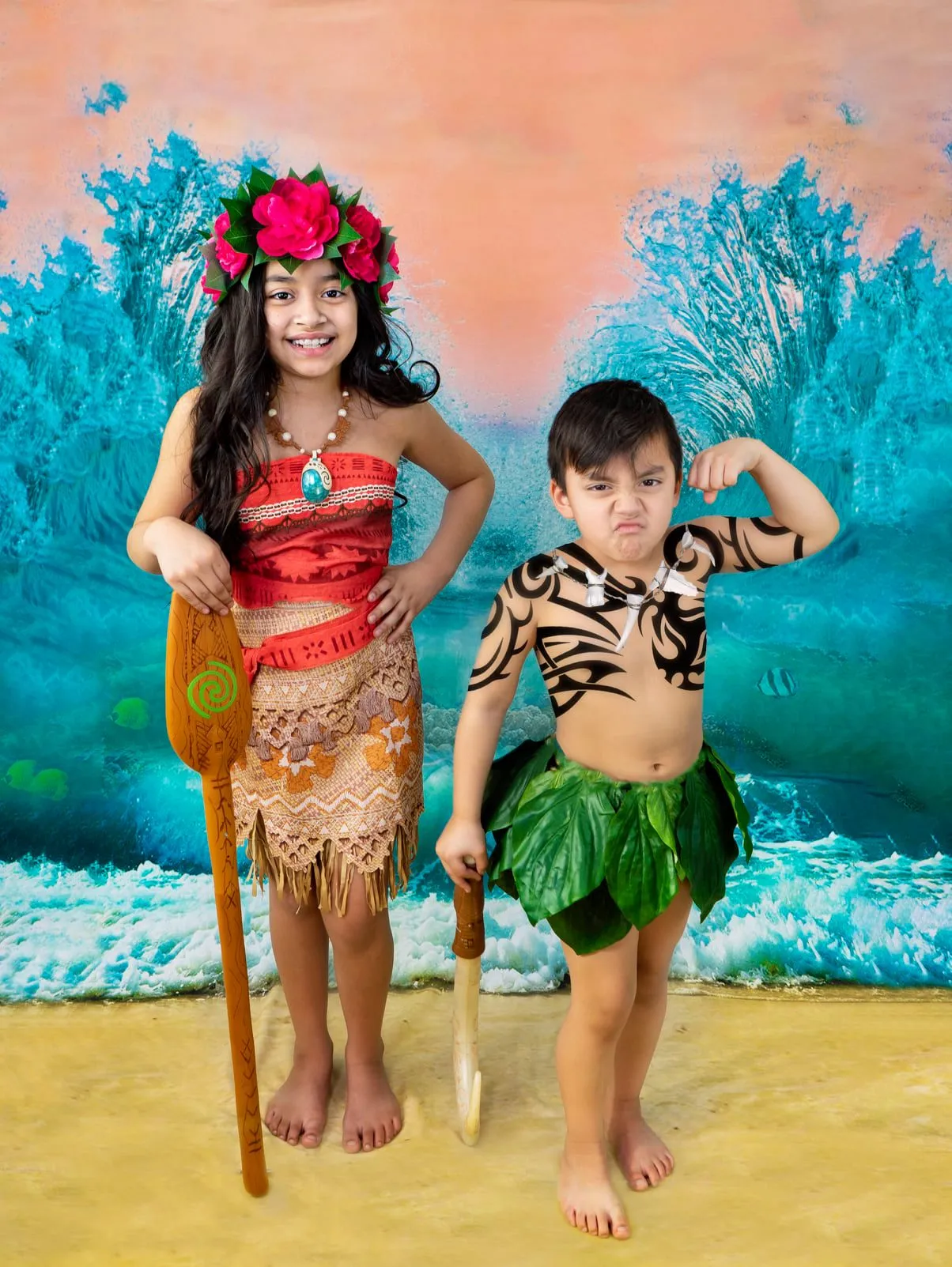 Kate Summer Beach Waves Backdrop Designed by Rosabell Photography