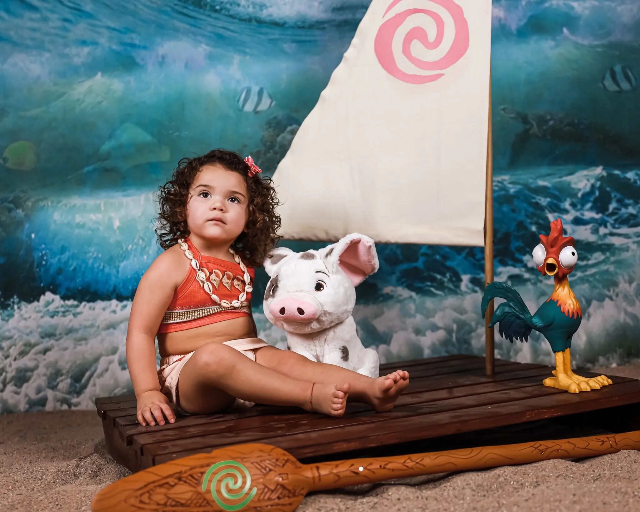 Kate Summer Beach Waves Backdrop Designed by Rosabell Photography