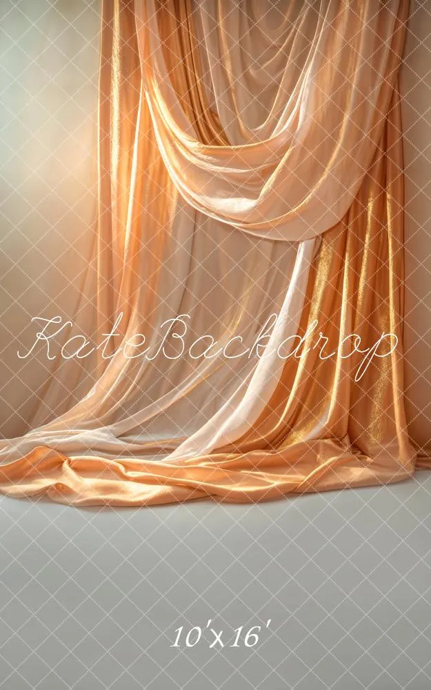 Kate Sweep Elegant Draped Fabric Backdrop Designed by Emetselch