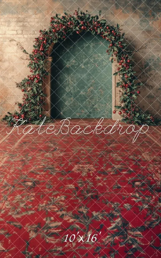 Kate Sweep Holly Floral Arch Abstract Backdrop Designed by Lidia Redekopp