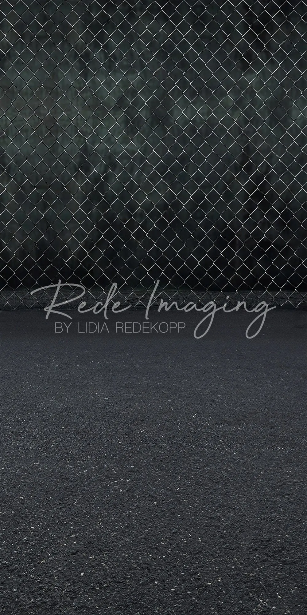 Kate Sweep Retro Black Solid Wire Fence Backdrop Designed by Lidia Redekopp